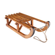 Schlitten aus Holz, Deko zum H�ngen braun, 62cm