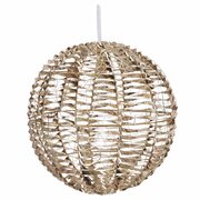 Kugel aus Metall/PET gold, mit LED, warmwei�, �40cm