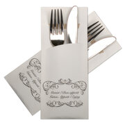 Pochetto-Eco Bestecktaschen 200x85mm Audruck Guten Appetit , 520 Stk.