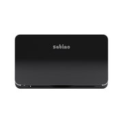 Satino Hyginity Falthandtuchspender XS, System PT3,  17,6 cm x  30,1 cm x  15,1 cm, schwarz