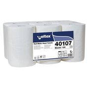 Celtex Rollenhandtuch 2-lagig 22x36cm wei�, 2 Rollen je 1000 Blatt