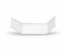 U-Clipse Verschlussclipse Beutelverschlsse 40 mm Weiss Papier, 1000 Stk.