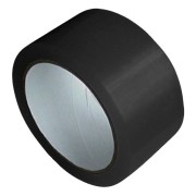 1-PACK Packband Klebeband Markierungsband, PP, 48 mm x 66 m, schwarz