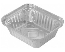 Alu-Servierschale Aluschale Grillschale  470ml, 145x120x41mm,  10 Stk.