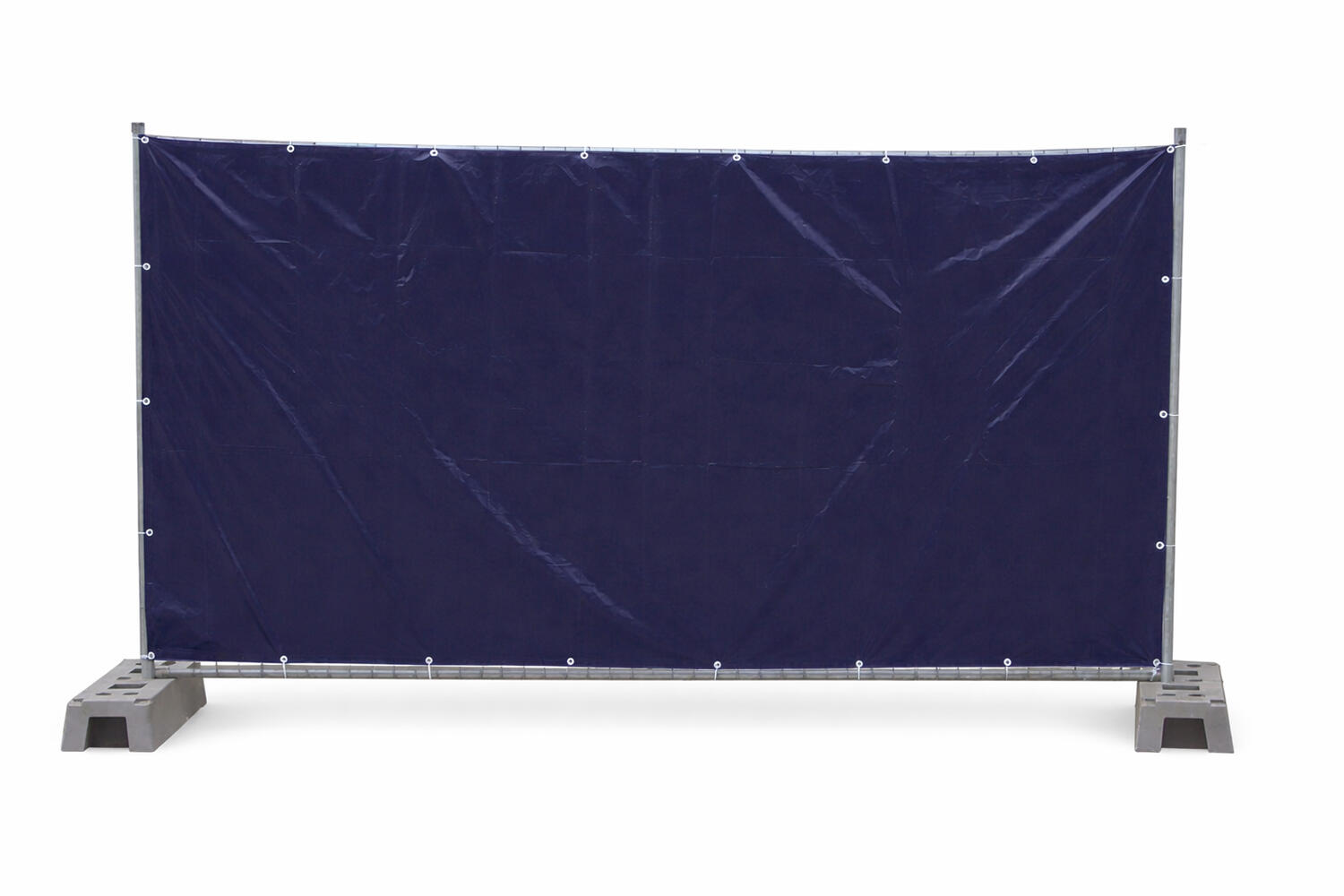 Bauzaunplane ge�st 1,76 x 3,41 m 150 g/m� blau