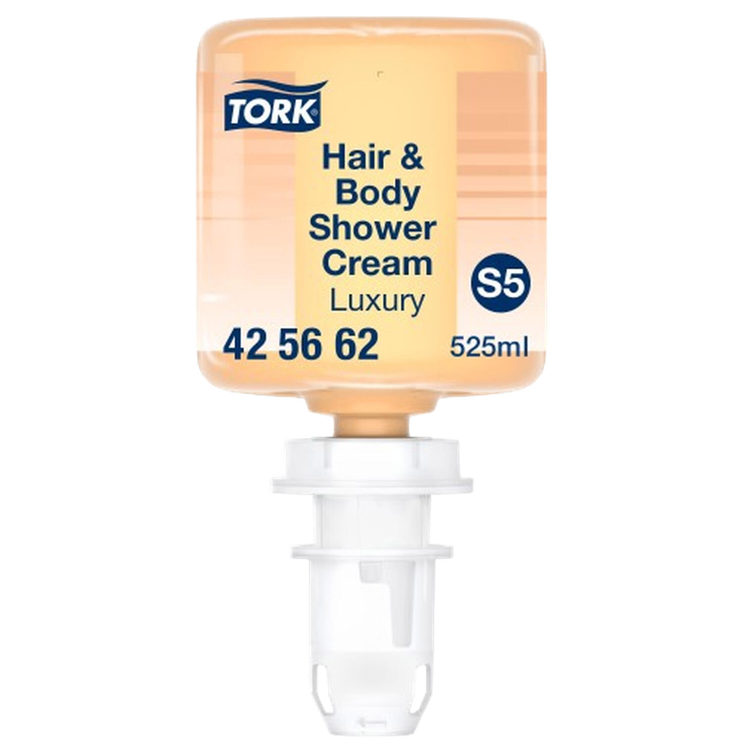Tork Luxuri�se Shampoo, Sp�lung und K�rper Duschcreme S5 94x92x184mm Mini, 8 Flaschen je 525 ml