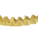 Girlande aus Papier schwer entflammbar gold 16x10.5cm 3.6m, 1 Stk.